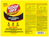 Goof Off FG658 User manual
