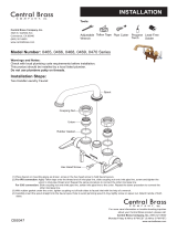 Central Brass 0465 Installation guide