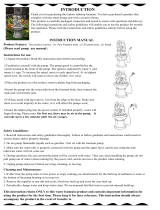 Jeco FCL078 Operating instructions