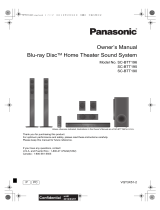 Panasonic SC-BTT190 User manual