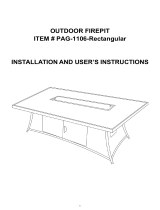 Moda Furnishings PAG-1106RT-GR Operating instructions