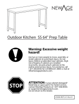 NewAge ProductsOutdoor Kitchen SS 64" Prep Table