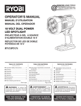 Ryobi P166-P717 User manual