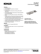 Kohler K-23652-NA Installation guide