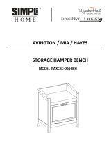 Simpli Home AXCBC-004-WH Installation guide