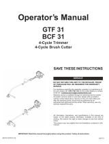 Sunseeker GTF31 Operating instructions