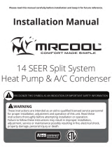 MRCOOL MAC14036, MAH14036 User manual