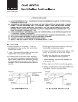 Elkay ELUH31229RPD User manual