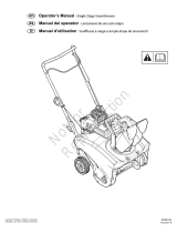 Legend Force SNOWTHROWER, SINGLE STAGE User manual