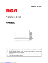 RCA RMW1182 User manual