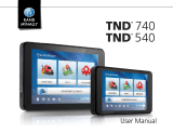 Rand McNally TND 740 User manual