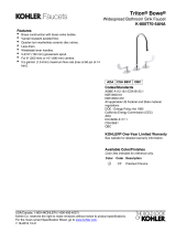 Kohler K-800T70-5ANA-CP Installation guide