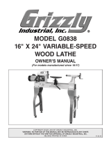 Grizzly Industrial G0838 User manual