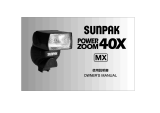 SUNPAK PZ40X MX  Owner's manual