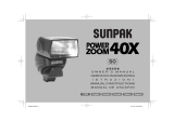 SUNPAK PZ40X SO  Owner's manual