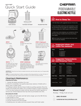 Chefman Programmable Touch Electric Kettle Quick start guide