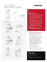 Chefman 2 Liter Compact Air Fryer Quick start guide