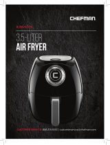 Chefman Digital 6.5 Liter Air Fryer User manual