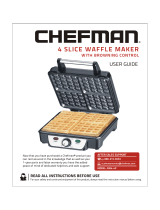 Chefman 4 Slice Waffle Maker User guide
