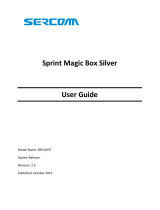 Sprint Sprint Magic Box Silver User manual