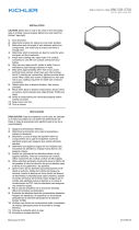 Kichler Lighting 10189BK User manual
