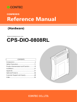 Contec CPS-DIO-0808RL Reference guide