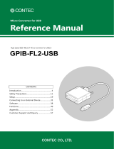 Contec GPIB-FL2-USB Reference guide