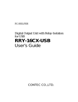 Contec RRY-16CX-USB Owner's manual