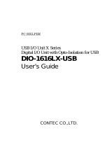 Contec DIO-1616LX-USB Owner's manual