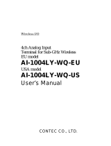 Contec AI-1004LY-WQ-EU Owner's manual