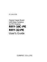 Contec RRY-16C-PE Owner's manual
