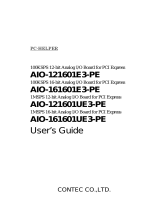 Contec AIO-161601E3-PE Owner's manual