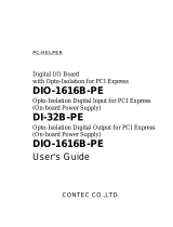 Contec DIO-1616B-PE Owner's manual