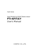 Contec PTI-4(FIT)GY Owner's manual