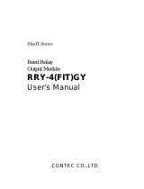 Contec RRY-4(FIT)GY Owner's manual
