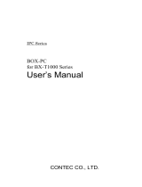 Contec BX-T1020 Owner's manual