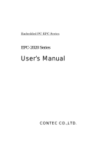 Contec EPC-2020 Series User manual