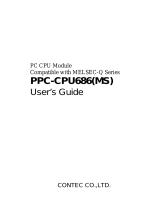 Contec PPC-SET Owner's manual