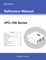 Contec VPC-700 Reference guide