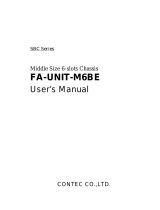 Contec FA-UNIT-M6BE Owner's manual