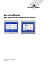 Mettler Toledo Transmitter M800 Multiparameter Operating instructions
