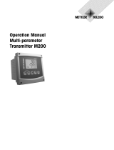 Mettler Toledo Multi-parameter Transmitter M200 Operating instructions