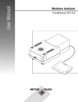 Mettler Toledo HS153 User manual