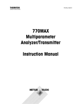 Mettler Toledo 770MAXThornton Instruments Operating instructions