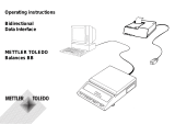 Mettler Toledo Bidirectional Data Operating instructions