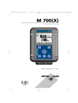 Mettler Toledo (Software Version 6.x) Transmitter M 700(X) Operating instructions