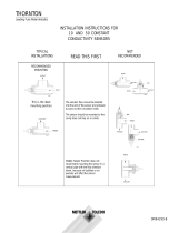 Mettler Toledo 10 & 50 Constant Conductivity/Resistivity Sensors Thornton Instruments Operating instructions