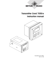 Mettler Toledo conductivity transmitter Cond7050e Operating instructions