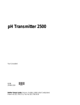 Mettler Toledo pH transmitter pH 2500 Operating instructions