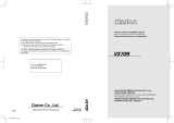 Clarion VX709 Owner's manual